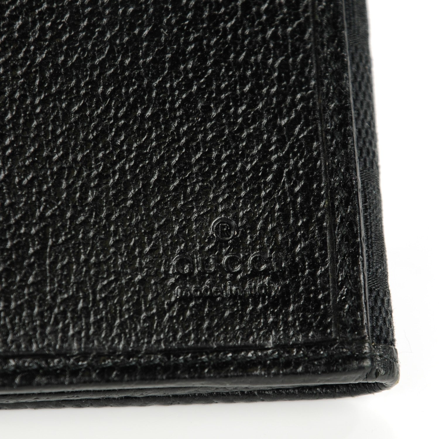 Gucci Monogram Metal Bar Continental Wallet Black 7 of 8