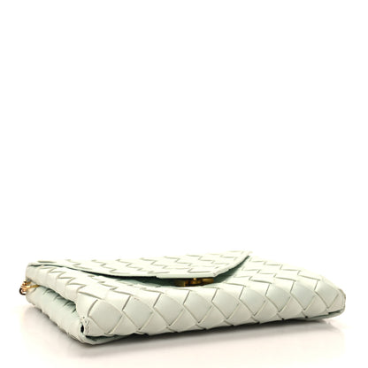 Bottega Veneta Nappa Intrecciato Envelope Pouch Glacier 4 of 10