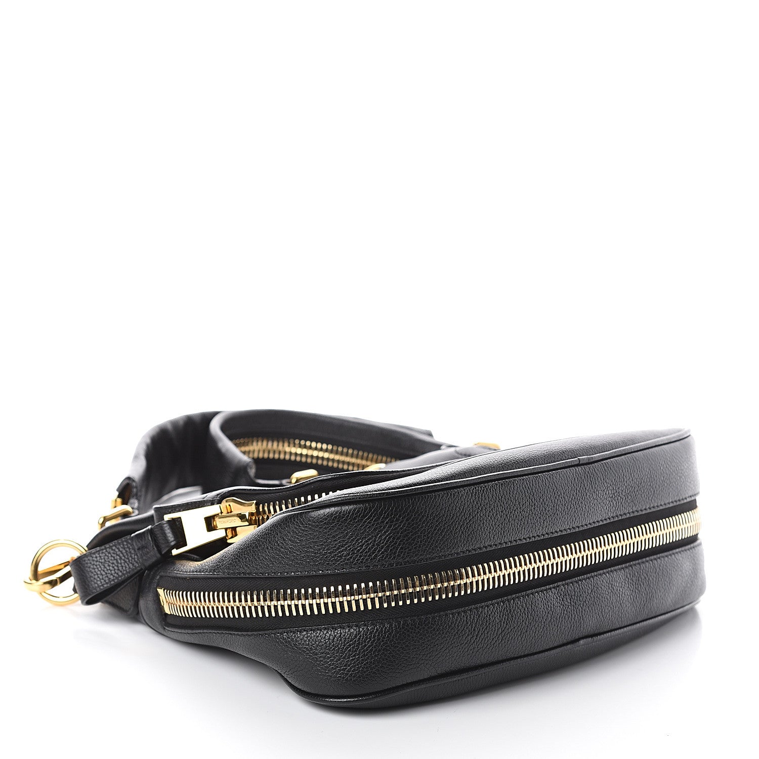 Tom Ford Grained Calfskin Medium Jennifer Crossbody Bag Black 3 of 8