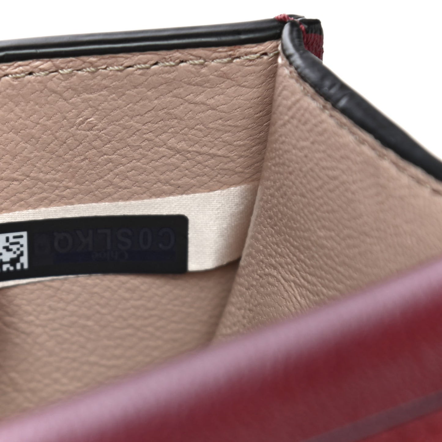 Calfskin Small Nile Bracelet Minaudiere Bag Plum Purple
