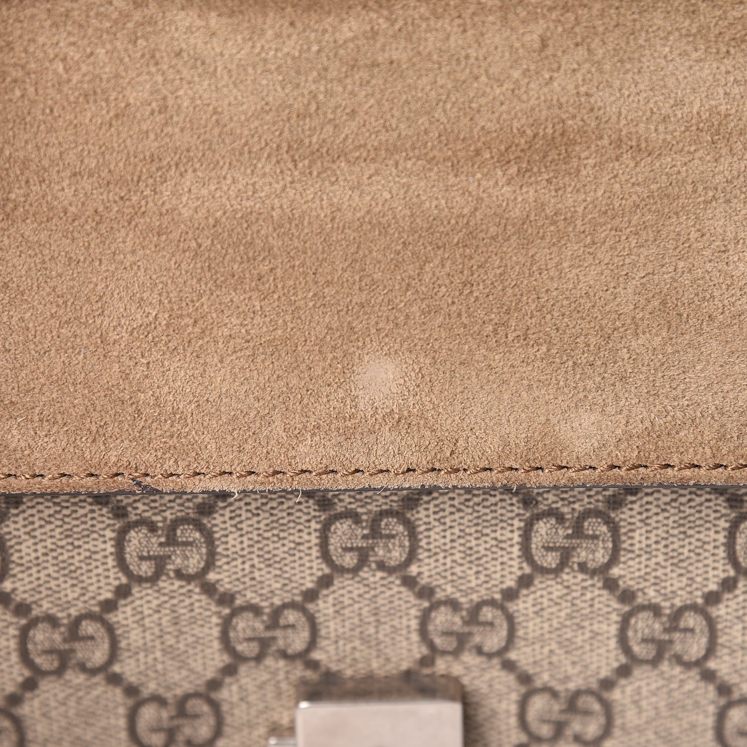 Gucci GG Supreme Monogram Mini Dionysus Shoulder Bag Taupe 10 of 17