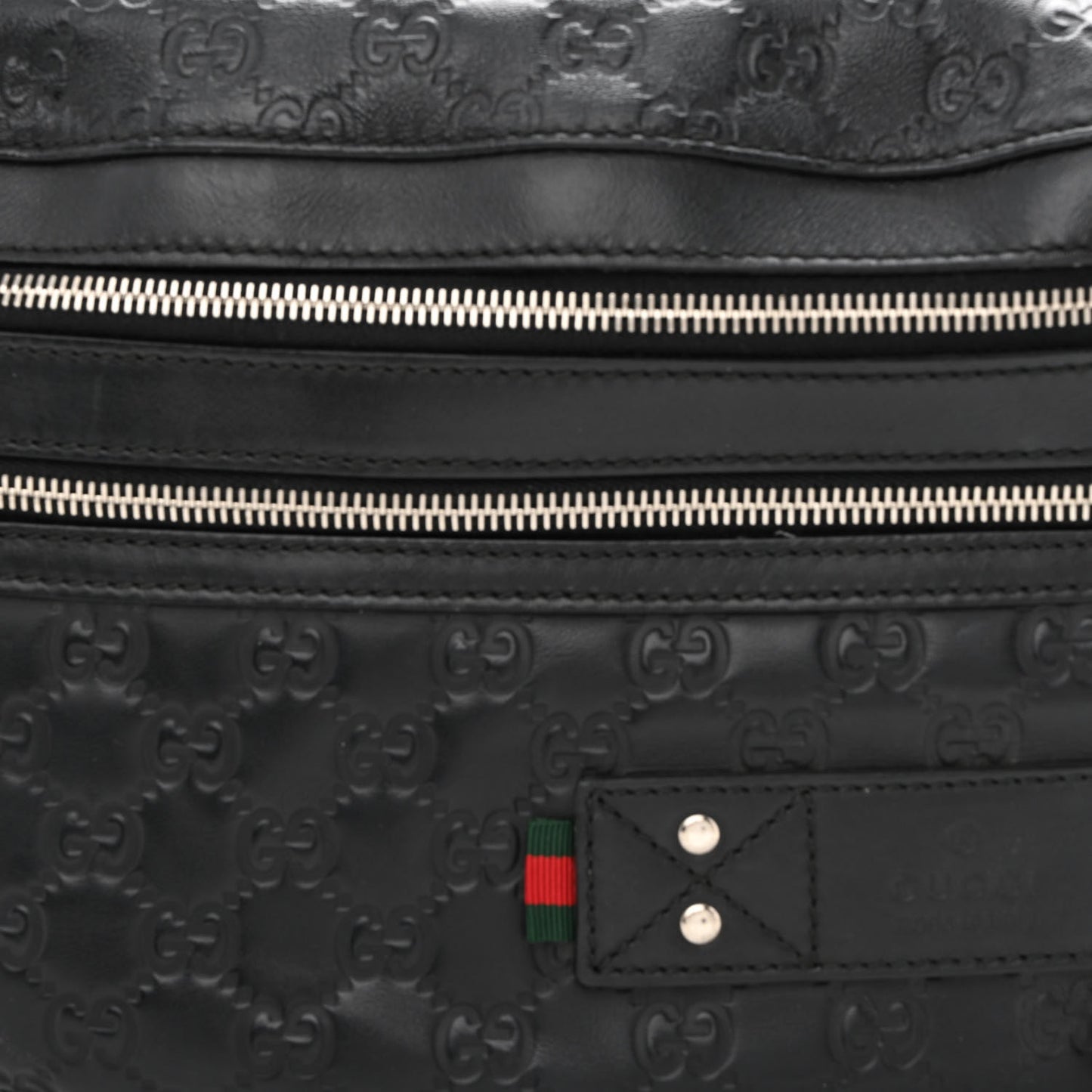 Guccissima Waist Belt Bag Black