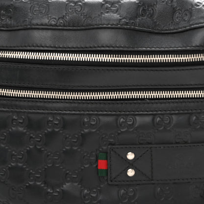 Gucci Guccissima Waist Belt Bag Black 8 of 12