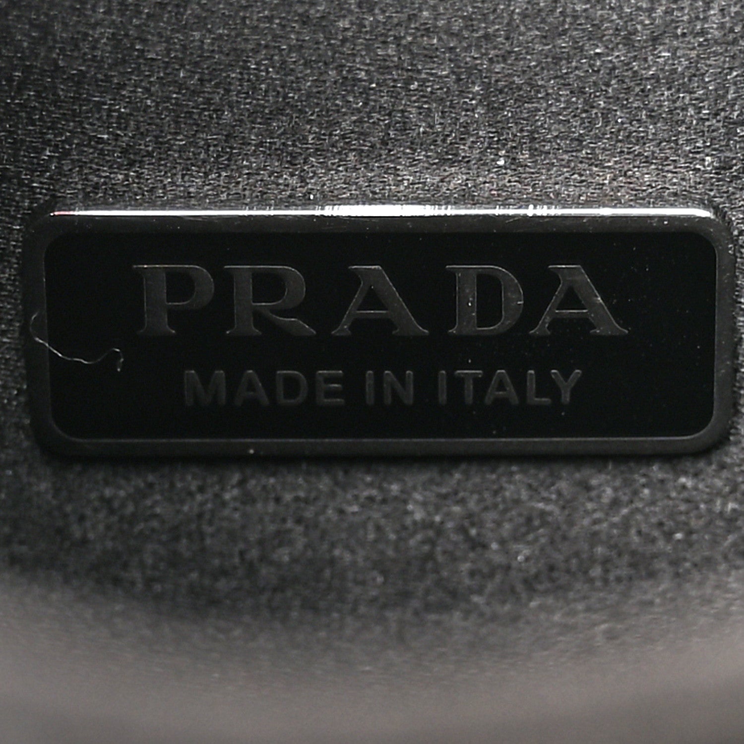 Prada Paillettes Sequin Logo Cleo Adjustable Strap Shoulder Bag Black White 6 of 12