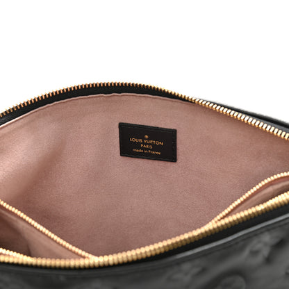 Louis Vuitton Lambskin Embossed Monogram Coussin PM Black 8 of 12