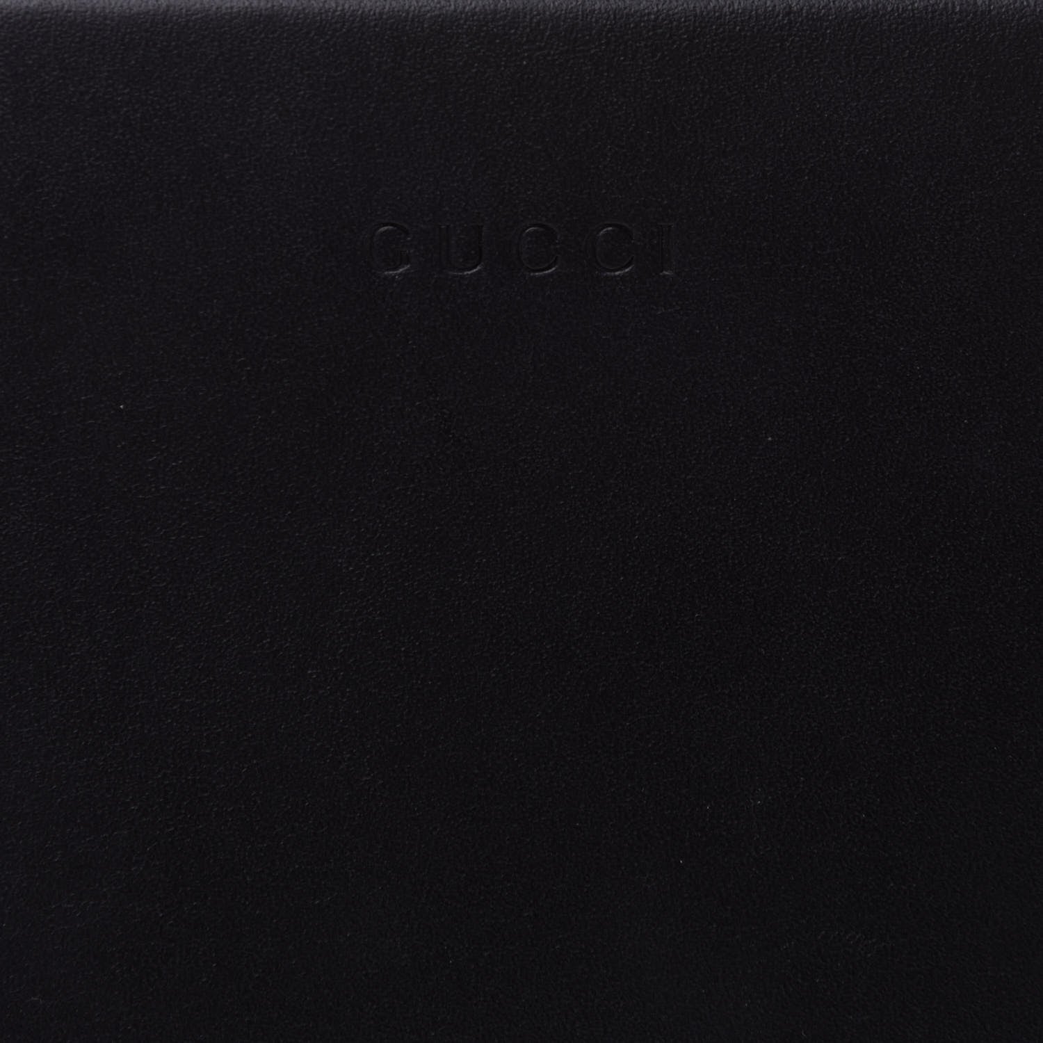Gucci GG Supreme Monogram Zip Wristlet Pouch Beige Black 8 of 8