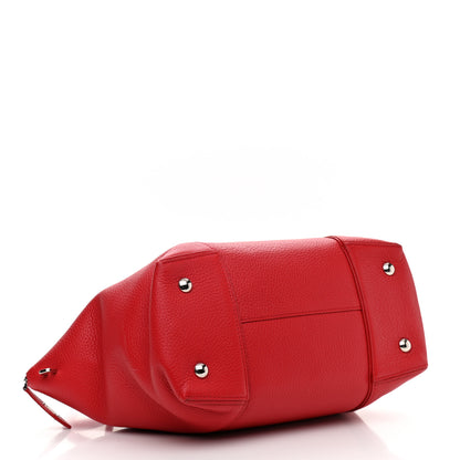 Louis Vuitton Veau Cachemire Soft Lockit MM Rubis 4 of 10