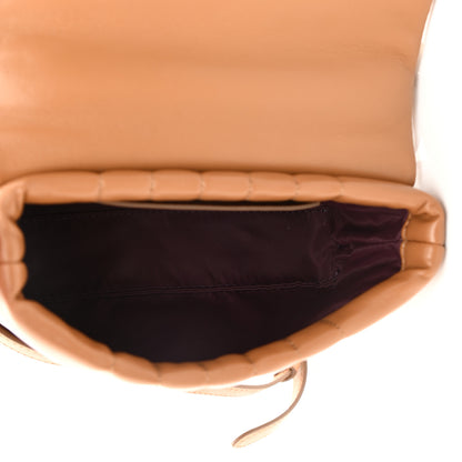 Burberry Lambskin Quilted Mini Lola Bag Maple Brown 5 of 8