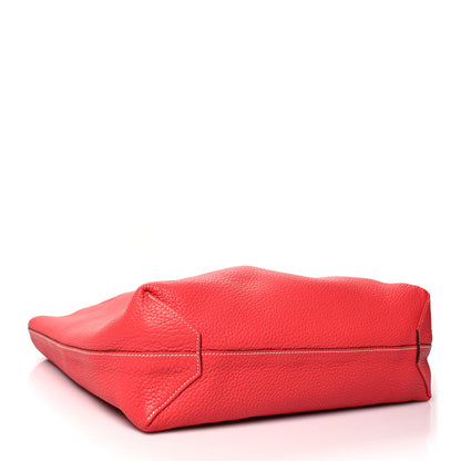 Hermes Taurillon Clemence Double Sens 36 Reversible Tote Rubis Rose Jaipur 4 of 16