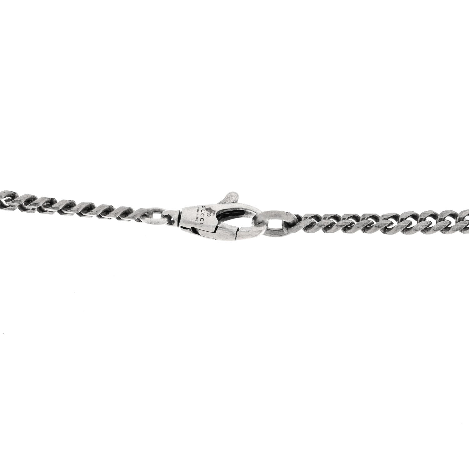 Gucci Sterling Silver Interlocking G Pendant Necklace 4 of 4