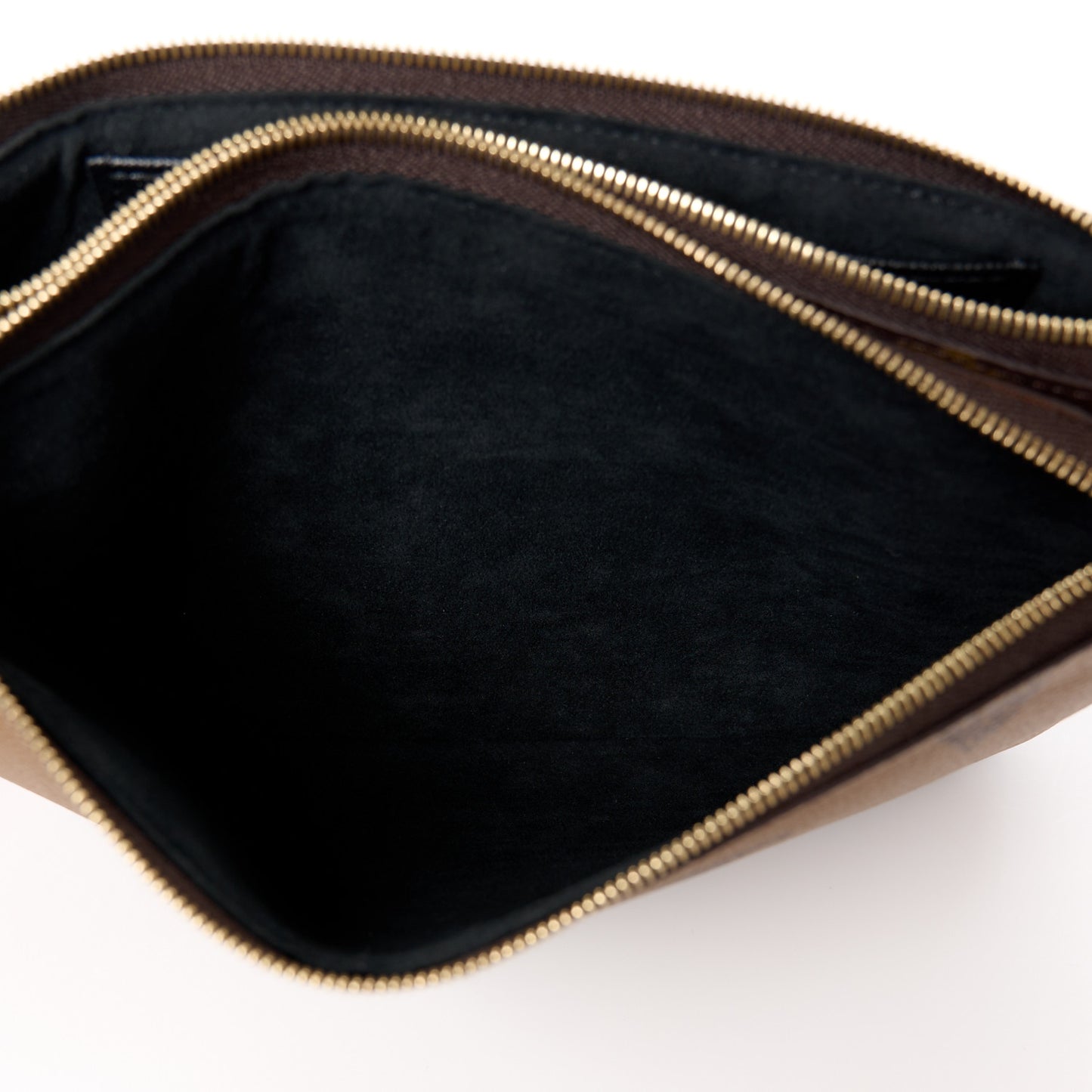 Reverse Monogram Giant Double Zip Pochette