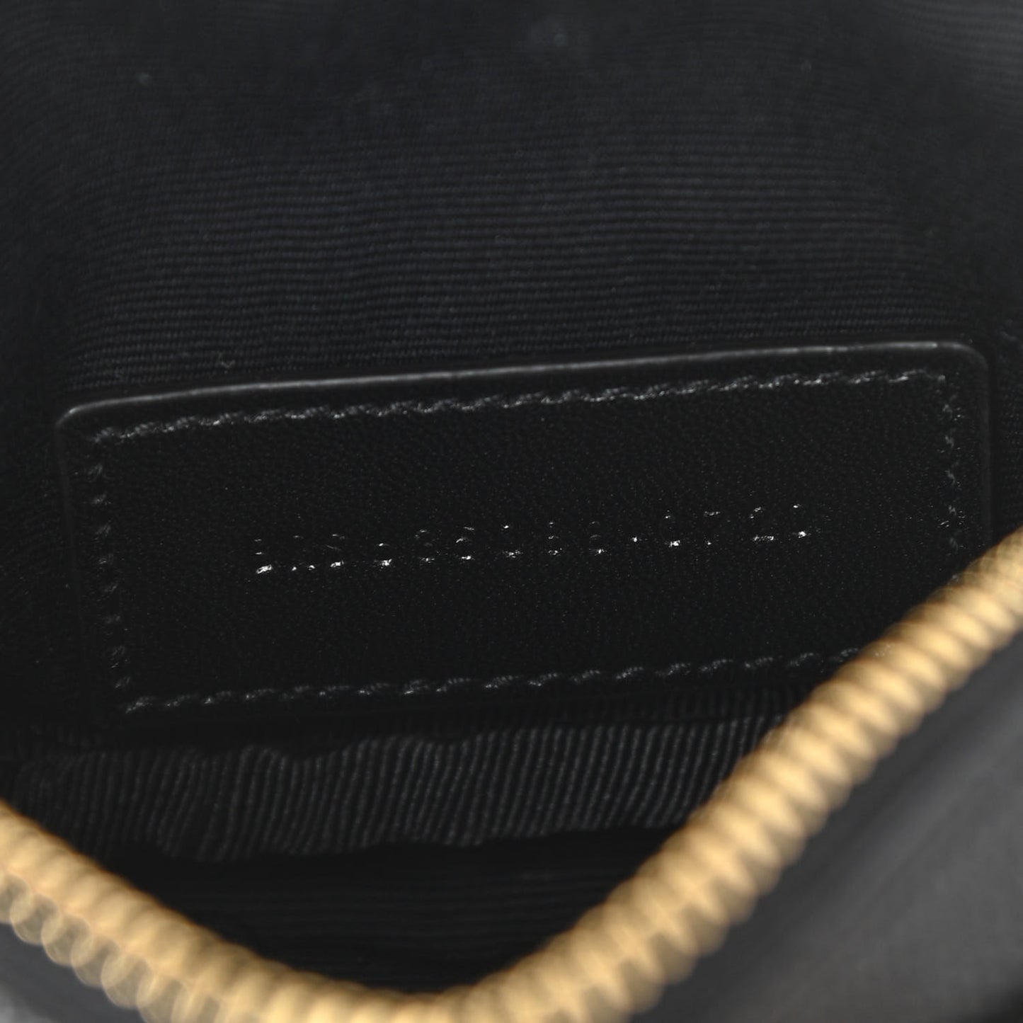 Grain De Poudre Matelasse Monogram Baby Lou Camera Bag Black