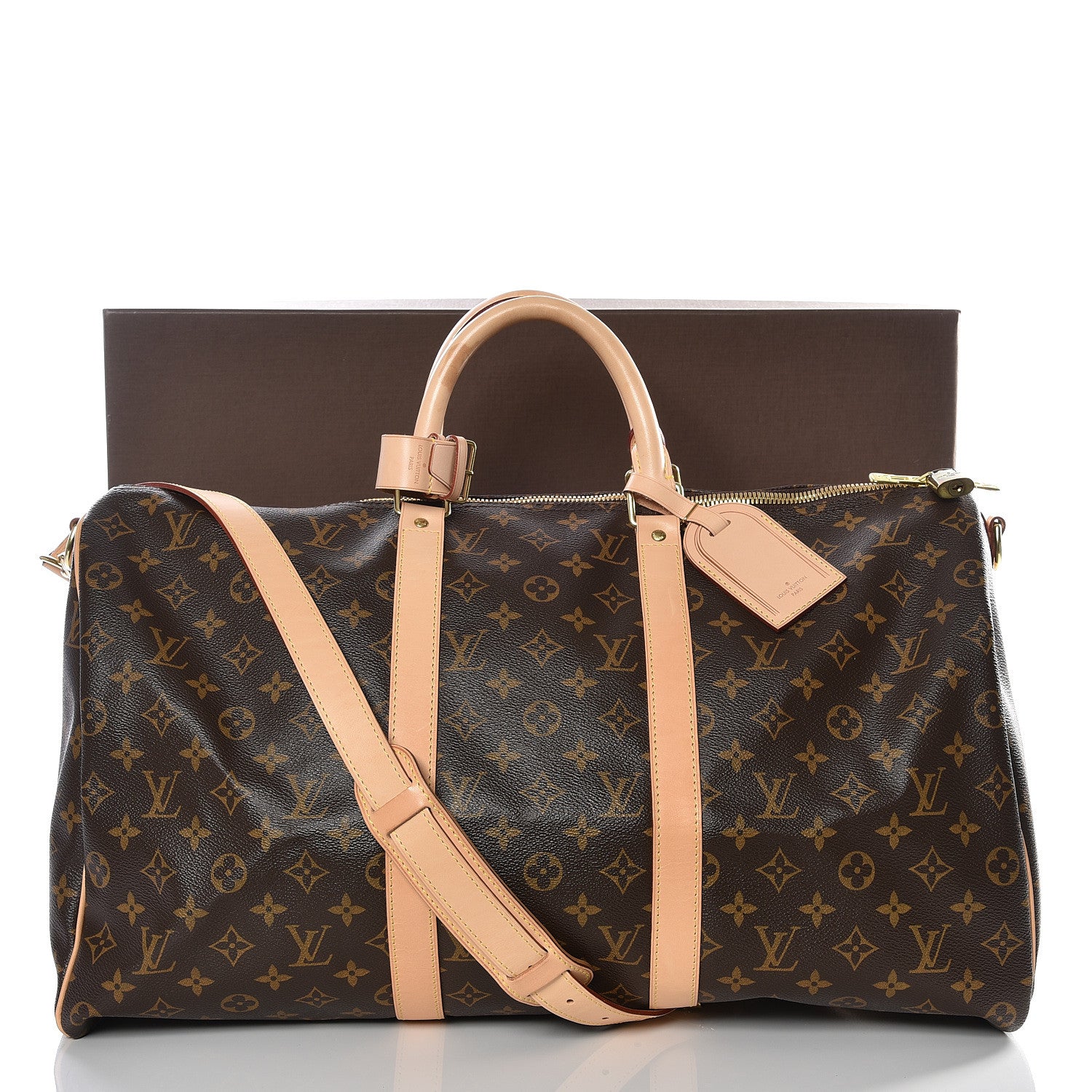 Louis Vuitton Monogram Keepall Bandouliere 50 13 of 13