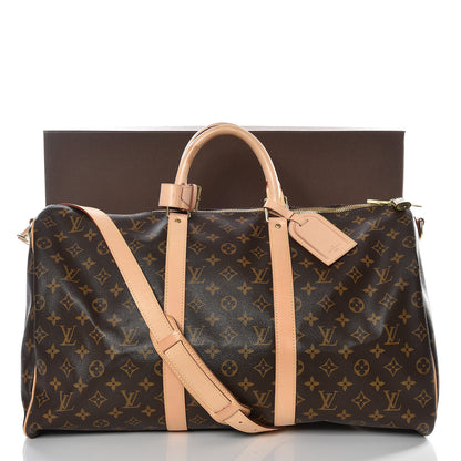 Louis Vuitton Monogram Keepall Bandouliere 50 13 of 13