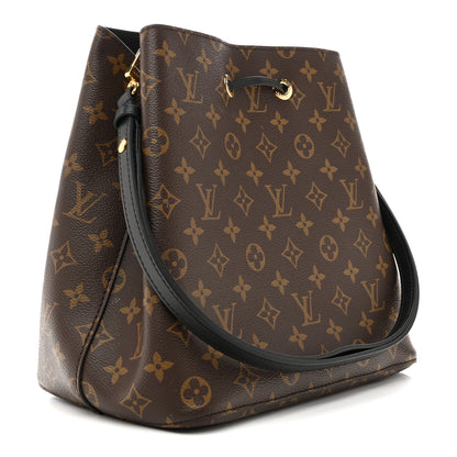 Louis Vuitton Monogram Neonoe MM Black 3 of 14