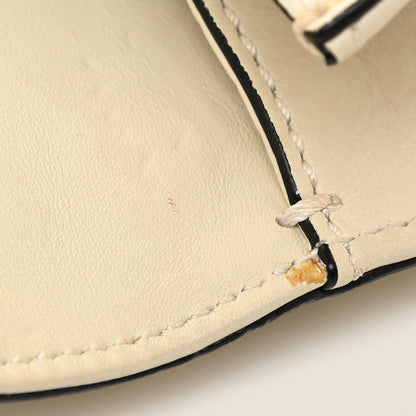 Valentino Garavani Vitello Medium Glam Lock Rockstud Flap Light Ivory 17 of 20