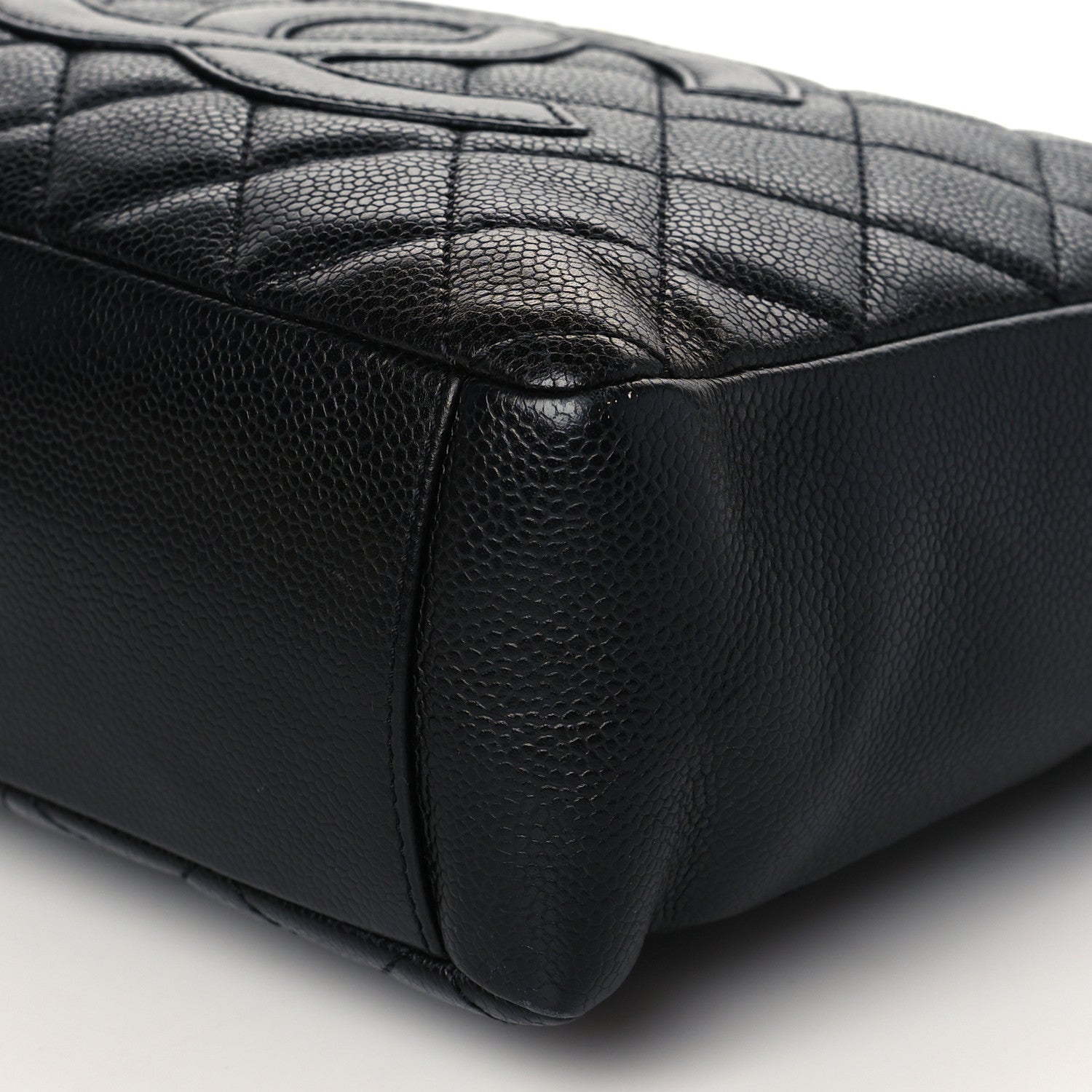 Chanel Caviar Quilted Petit Shopping Tote PST Black 9 of 9