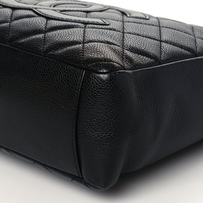 Chanel Caviar Quilted Petit Shopping Tote PST Black 9 of 9