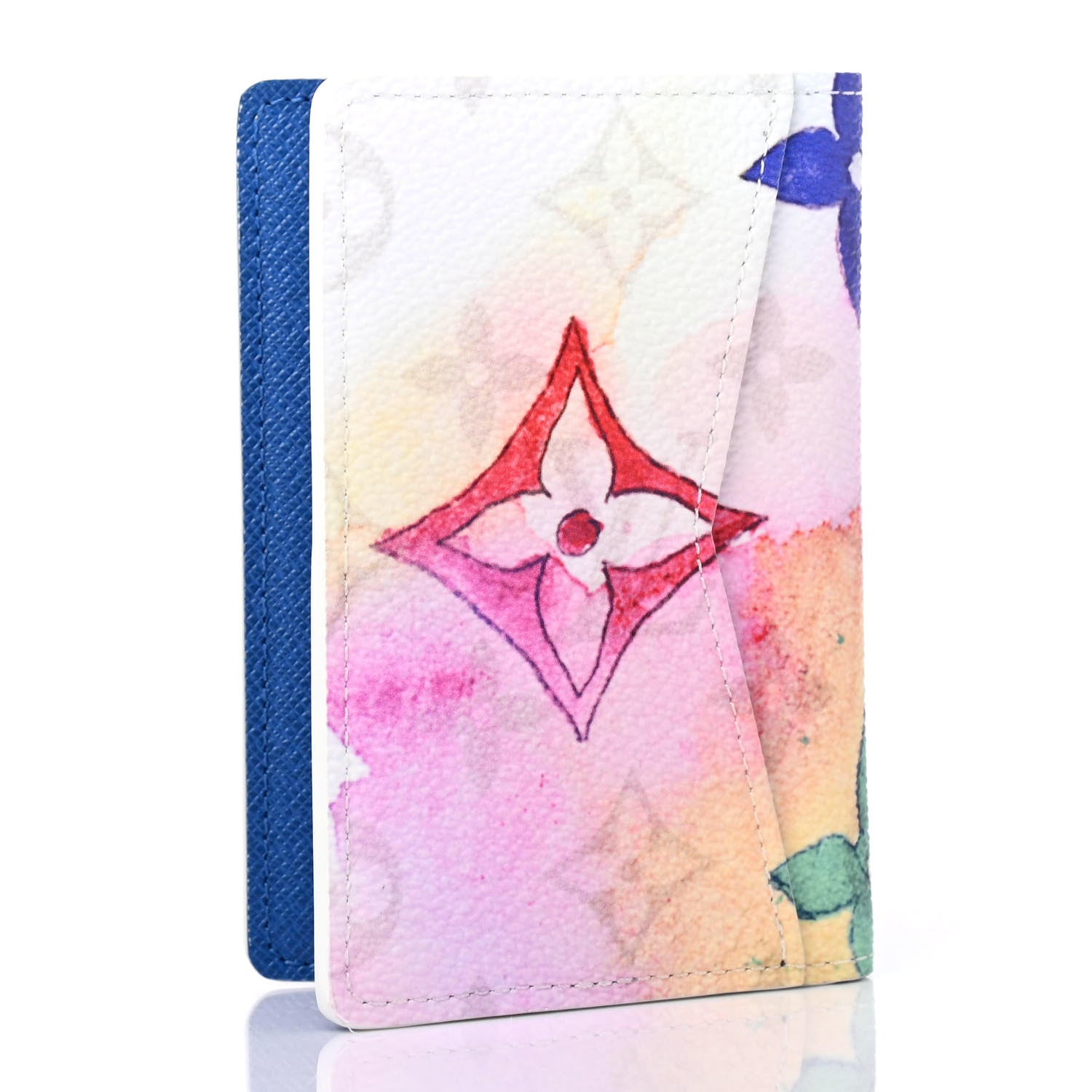 Louis Vuitton Monogram Watercolor Pocket Organizer NM Multicolor 2 of 4