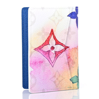 Louis Vuitton Monogram Watercolor Pocket Organizer NM Multicolor 2 of 4