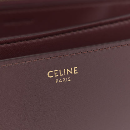 Celine Box Calfskin Medium Classic Box Flap Bag Burgundy 6 of 11