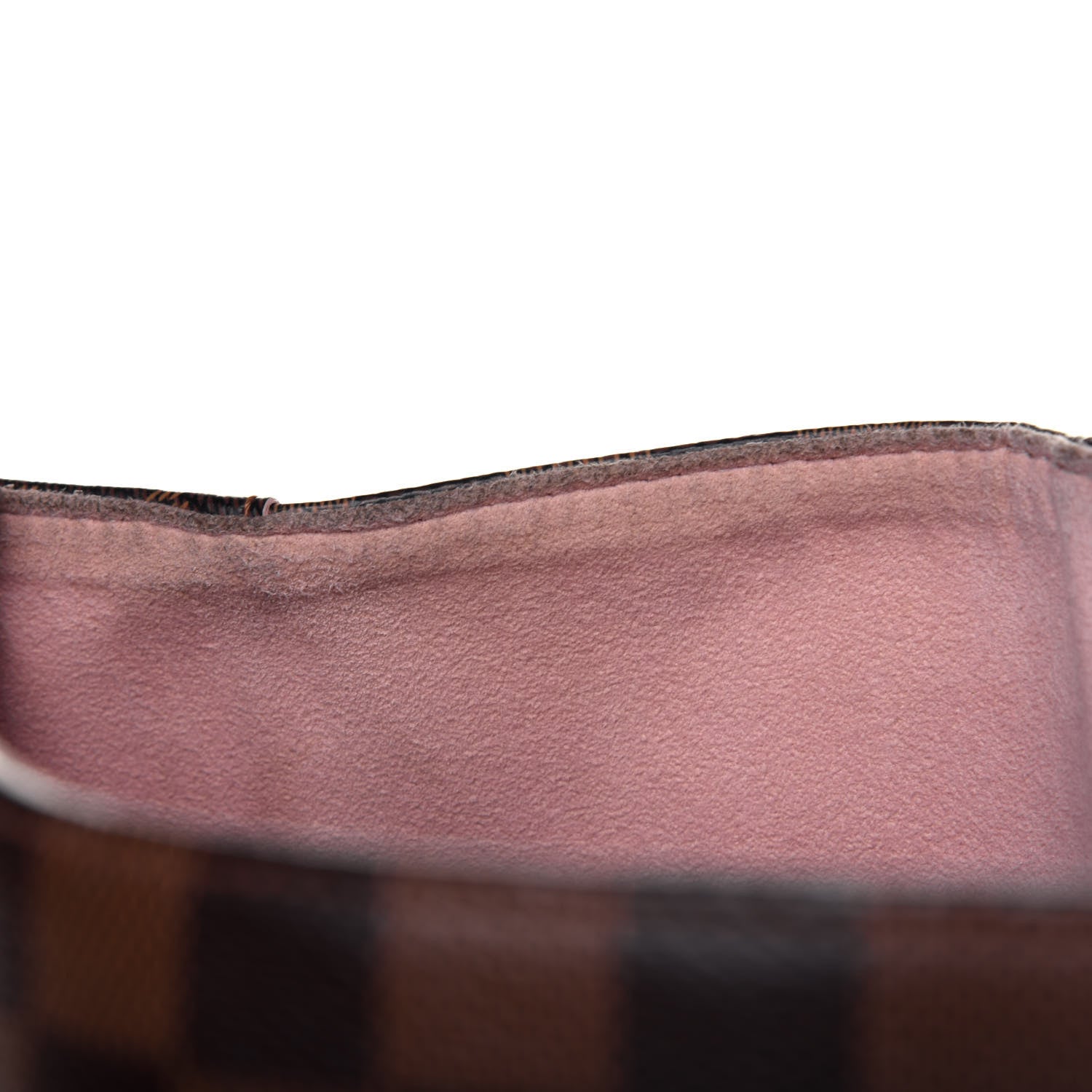 Louis Vuitton Damier Ebene Caissa Hobo Rose Ballerine 12 of 19