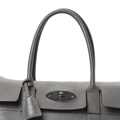 Mulberry Classic Grain Bayswater Satchel Mole Grey 9 of 9