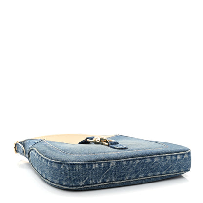 Gucci Denim Small Jackie Shoulder Bag Blue Denim 4 of 10