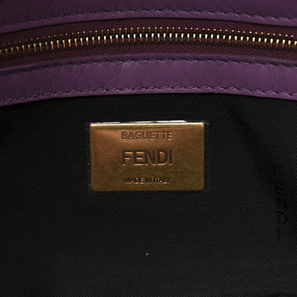 Fendi Nappa FF 1974 Embossed Baguette Agapanto 6 of 10