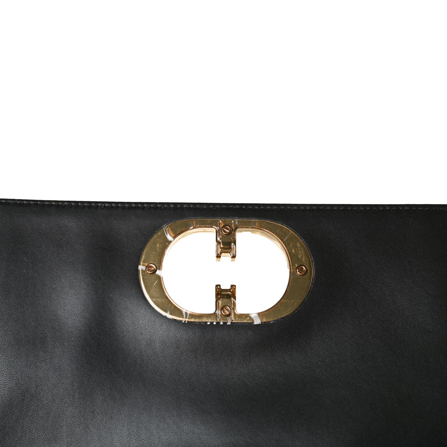 Christian Dior Grained Calfskin Cannage Large Caro Bag Black 15 of 15