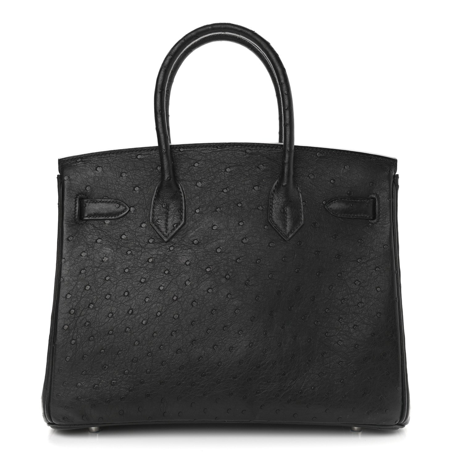 Hermes Ostrich Birkin 30 Black 4 of 41