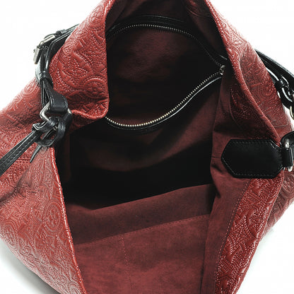 Louis Vuitton Monogram Lambskin Antheia Hobo PM Framboise 5 of 7