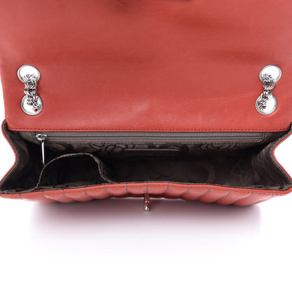 Chanel Lambskin Vertical Quilted Medium Single Flap Red 6 of 13