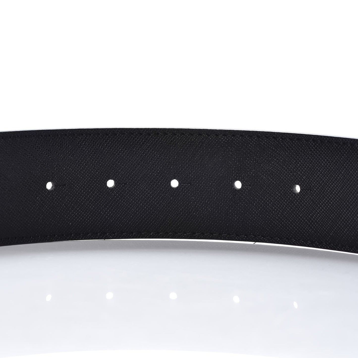 Saffiano Visetos Reversible Belt Black