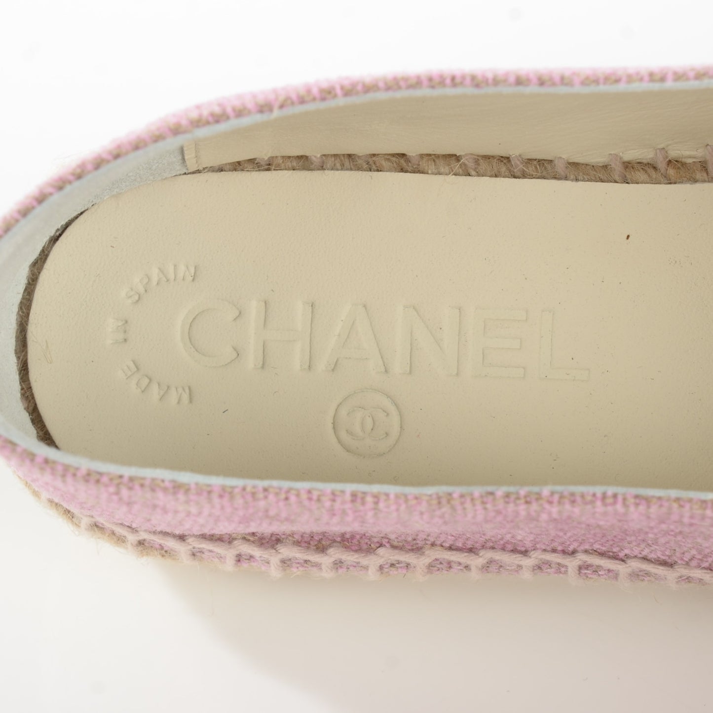 Toile Sequin CC Espadrilles 37 Pink Dark Pink