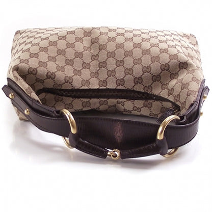 Gucci Monogram Medium Horsebit Chain Hobo 6 of 11