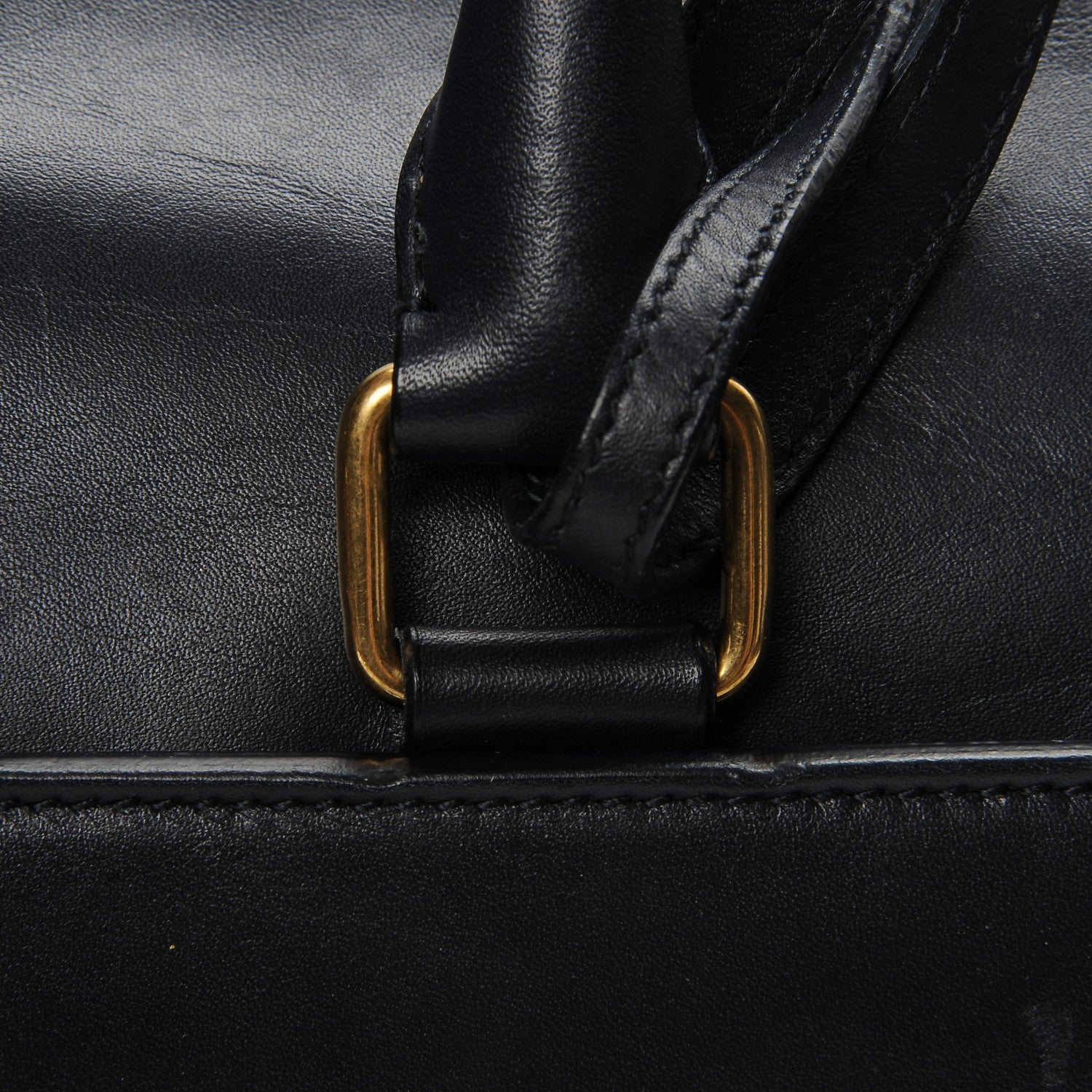 Saint Laurent Calfskin Classic Duffle 6 Marine 18 of 18
