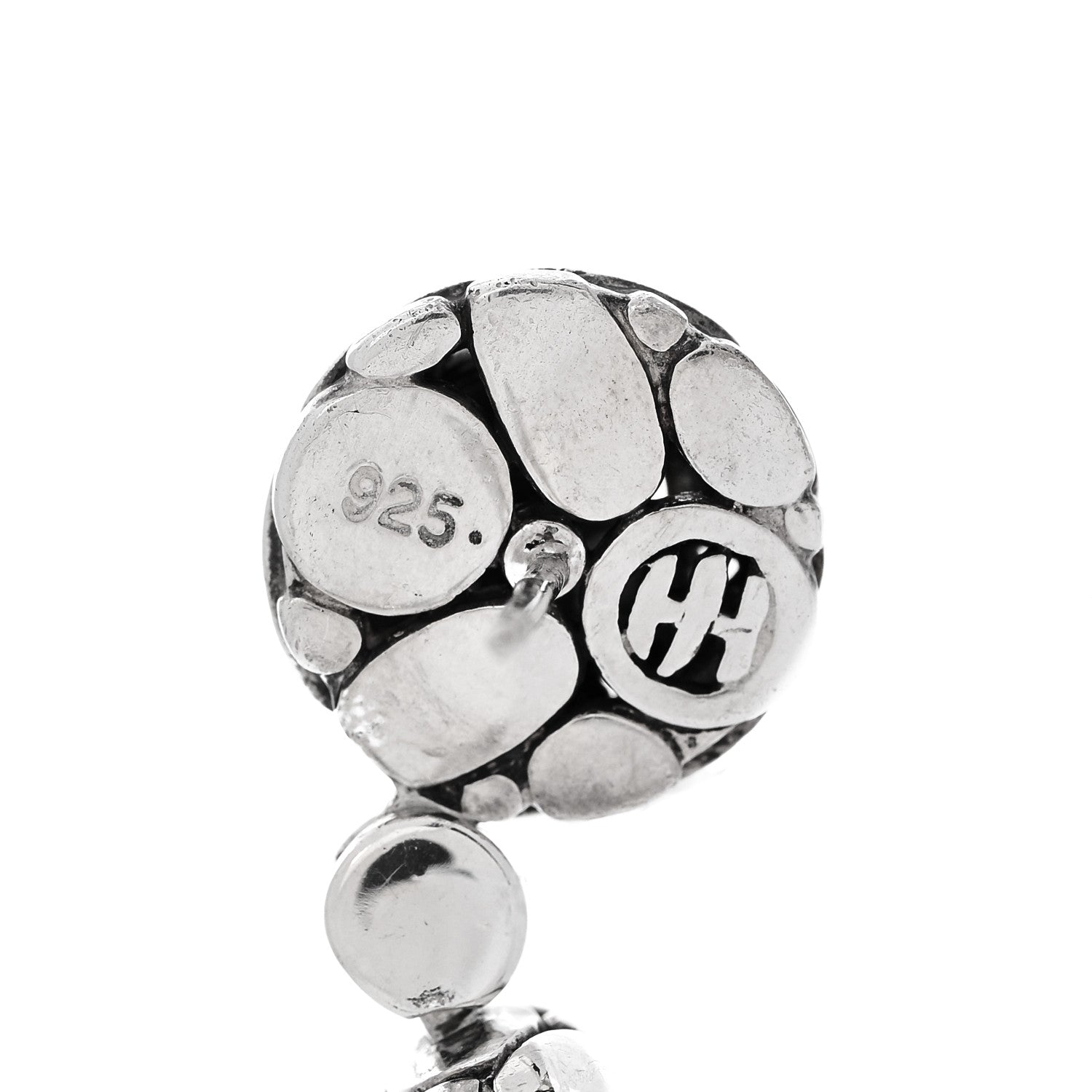 John Hardy Sterling Silver Kali Pebble Hoop Earrings 4 of 4