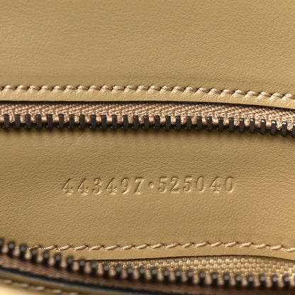 Gucci Wool Houndstooth Woven Small GG Marmont Shoulder Bag Beige White Sand 7 of 10