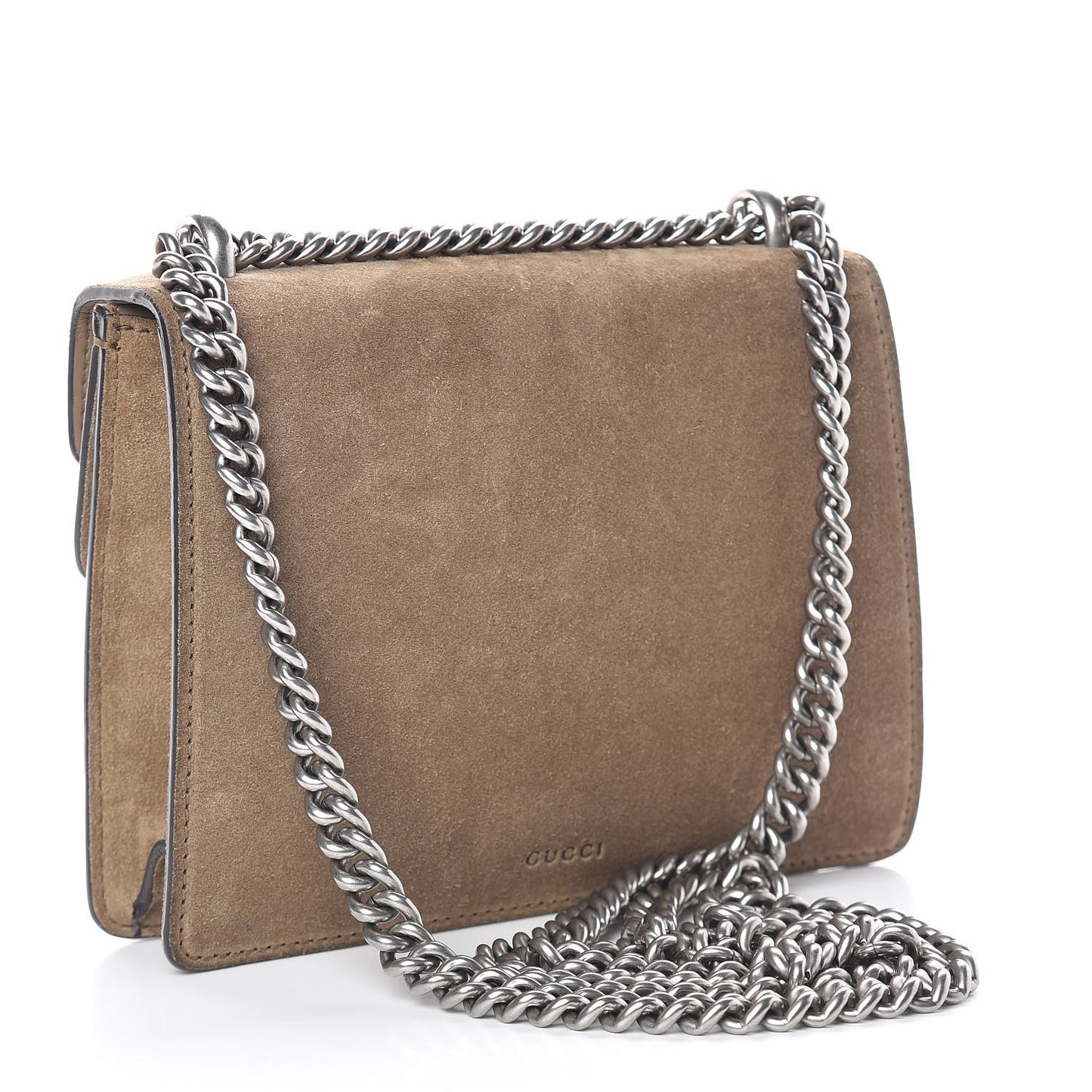 Suede Mini Dionysus Shoulder Bag Taupe