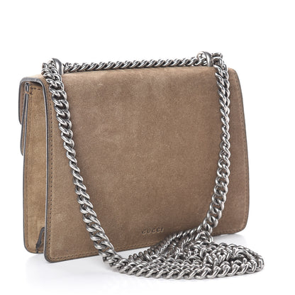 Gucci Suede Mini Dionysus Shoulder Bag Taupe 3 of 13