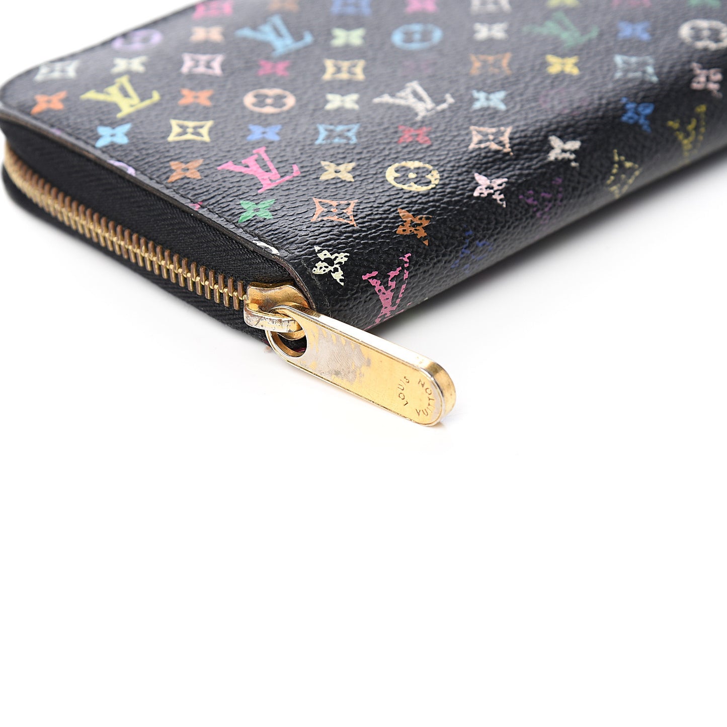 Monogram Multicolor Zippy Wallet Black Grenade