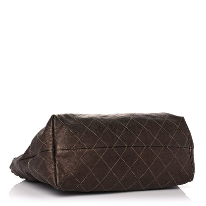 Chanel Metallic Calfskin Baby Coco Cabas Bronze 4 of 10