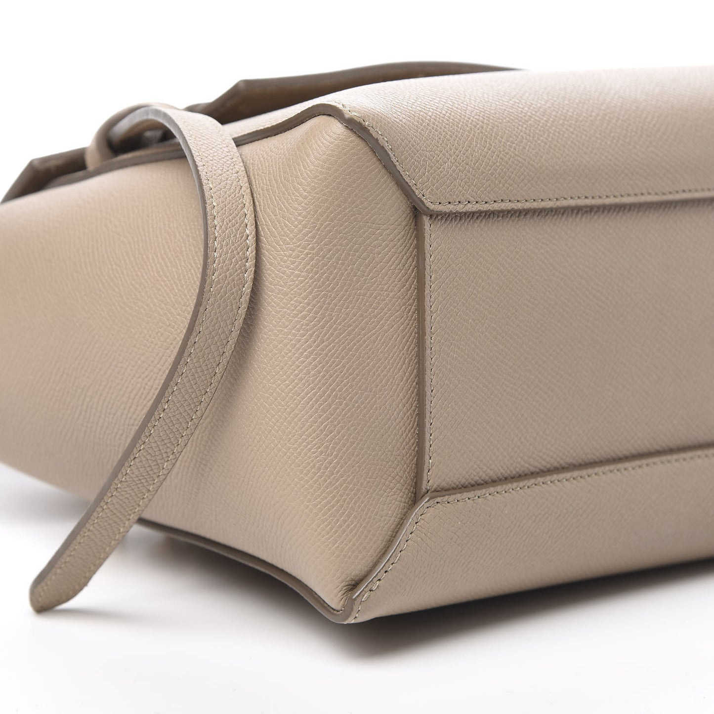 Baby Grained Calfskin Micro Belt Bag Dune