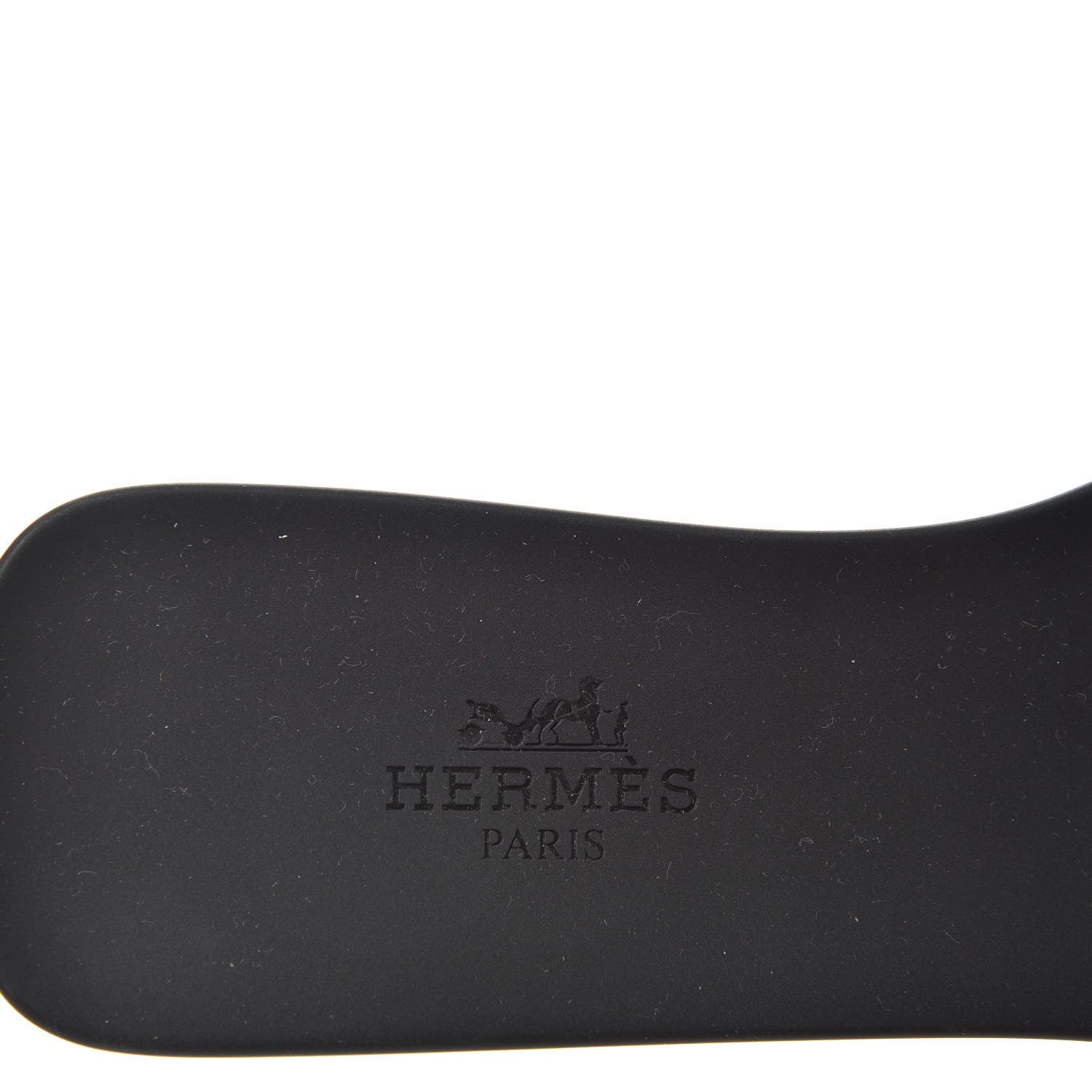 Hermes Rubber Aloha Sandals 35 Black 8 of 11