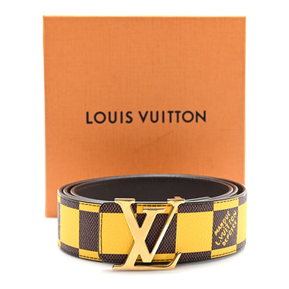 Louis Vuitton Damier Pop 40mm LV Initiales Belt 110 44 Jaune Mat 5 of 6
