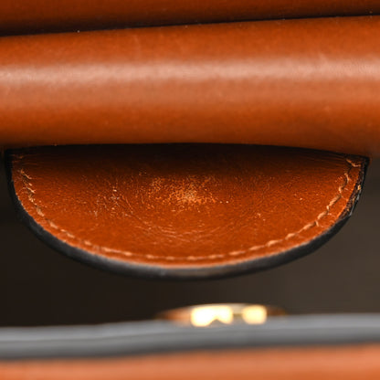Gucci New Canvas Charisma Calfskin Crystal GG Monogram Mini Diana Tote Bag Camel Ebony 11 of 19