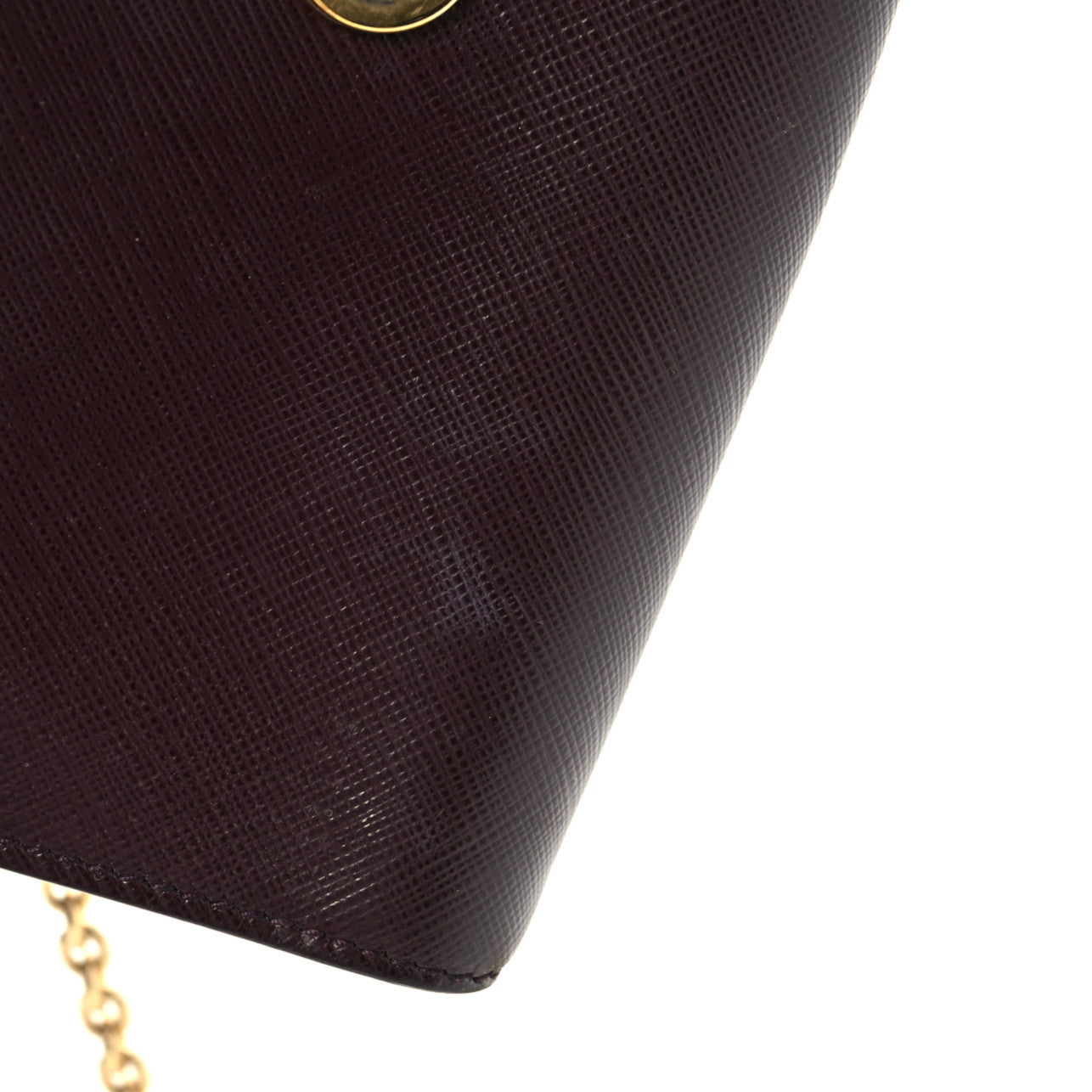 Calfskin Mini Miss Vara Bow Chain Bag Plum