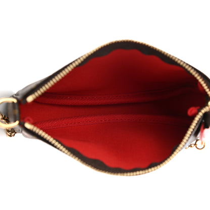 Louis Vuitton Monogram 2020 Christmas Animation Bumper Cars Mini Pochette Accessories Coquelicot 5 of 6