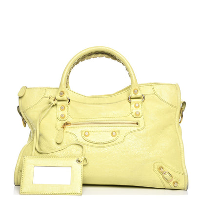 Balenciaga Agneau Giant 12 Gold Hardware City Jaune Citronnade 1 of 15